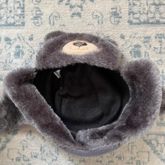 🧡3/15 Teddy Bear Winter Hat Velcro Closure Fits Best for Small Kids - Picture 7 of 9
